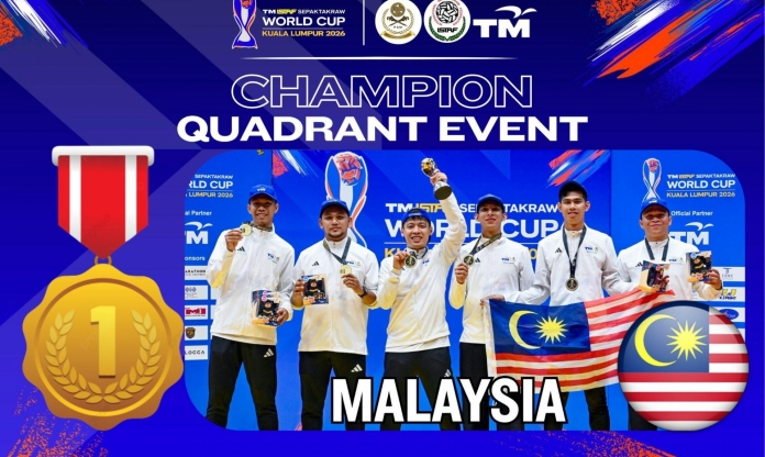 Malaysia vô địch World Cup cầu mây sau khi thắng Việt Nam ở bán kết