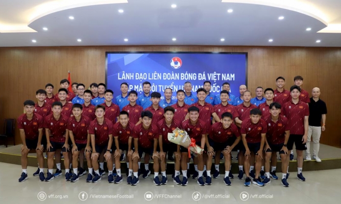 U19 Việt Nam nhận doping tinh thần trước giải Đông Nam Á