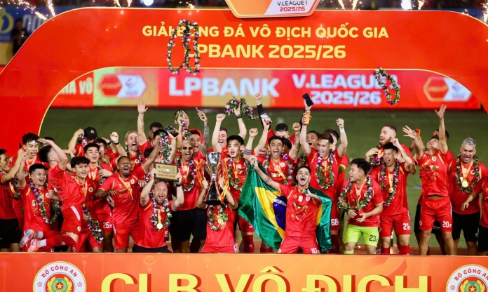 CAHN có chức vô địch V-League thuyết phục nhất nhì lịch sử