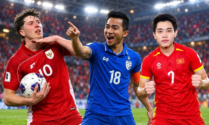 Chưa đá phút nào, ĐT Việt Nam đã bị Indonesia, Thái Lan bỏ xa ở FIFA ASEAN Cup