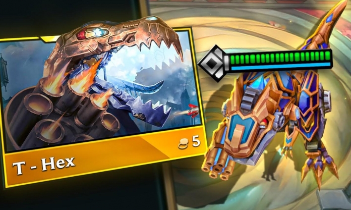 Cách chơi đội hình Khủng long Bọ cạp T-Hex carry DTCL mùa 16