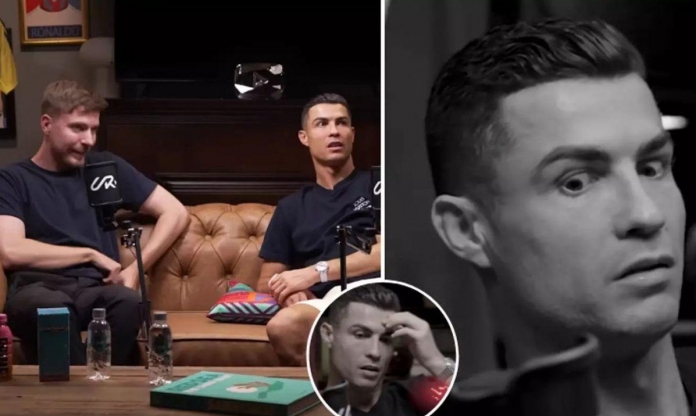 Ronaldo 'đứng hình' khi bị Mr Beast nói sắp qua đời, nói thật về việc phá kỷ lục