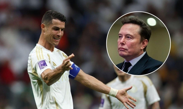 Elon Musk chúc mừng Cristiano Ronaldo