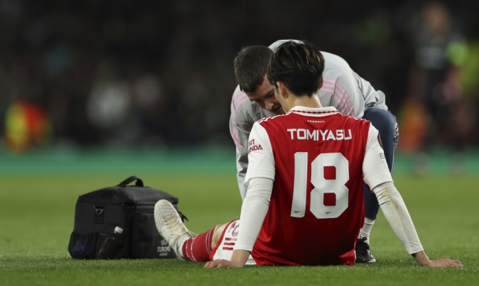 HLV Arteta xác nhận mức độ chấn thương của Tomiyasu: Nguy cho Arsenal