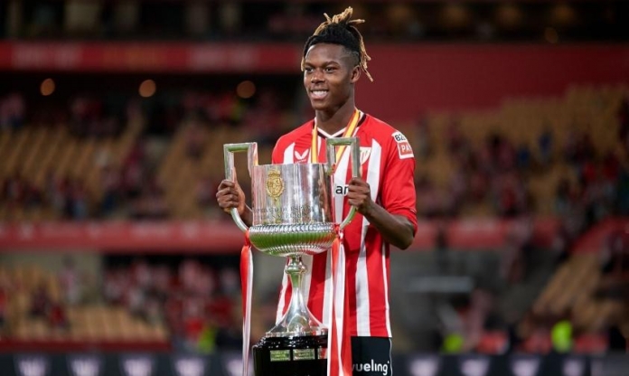 Liverpool cạnh tranh Real giành chữ ký Nico Williams