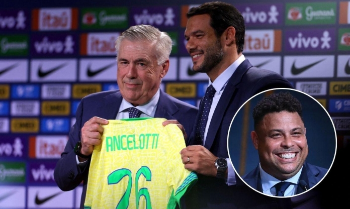 Ronaldo: 'Ancelotti là HLV lý tưởng để đưa Brazil vô địch World Cup 2026'