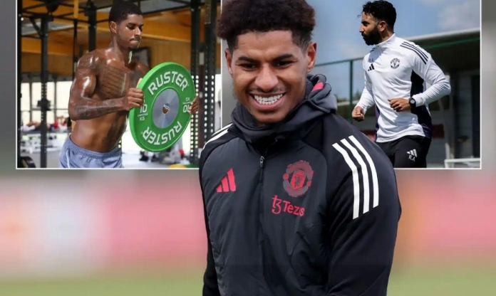 Bị đào thải, Rashford vẫn trở lại MU luyện tập