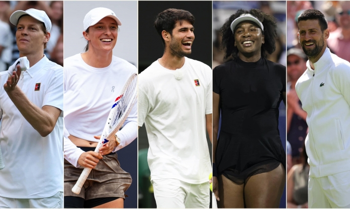 Djokovic, Sinner, Alcaraz và loạt tên tuổi đổ bộ nội dung đôi nam nữ US Open