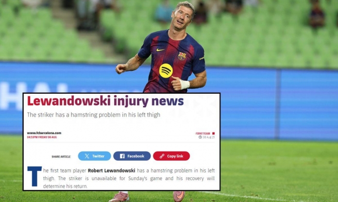 Barcelona nhận đòn giáng mạnh ngay đầu mùa giải