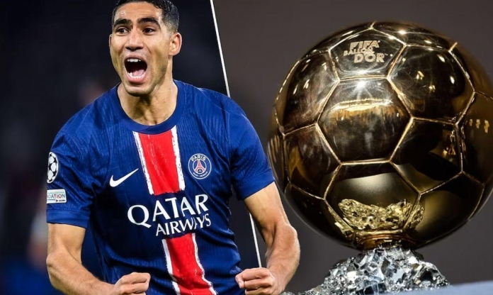 Achraf Hakimi: 'Tôi xứng đáng giành Quả bóng Vàng'