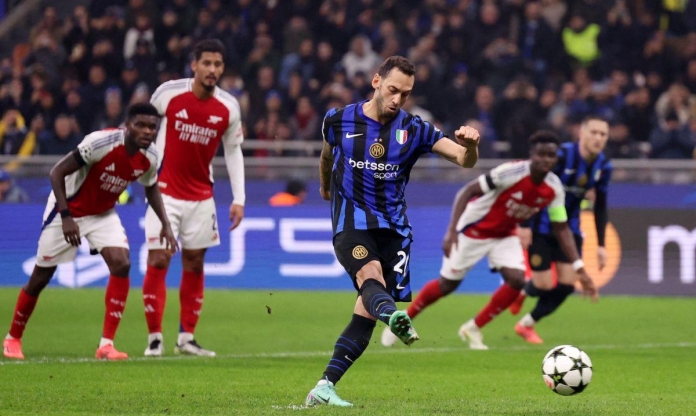 Arsenal 'bị cấm' đối đầu Inter trên sân khách ở Champions League