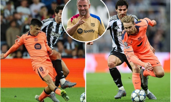 Không phải Rashford, Hansi Flick ấn tượng với bộ đôi siêu đẳng của Barca