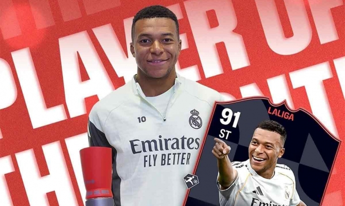 Chính thức: Mbappe giành cú đúp danh hiệu cá nhân