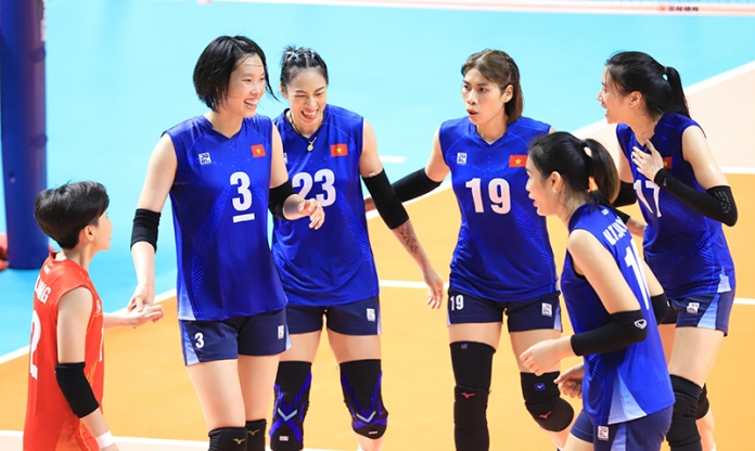 Đội tuyển bóng chuyền nữ Việt Nam thắng trận thứ hai tại SEA Games 32