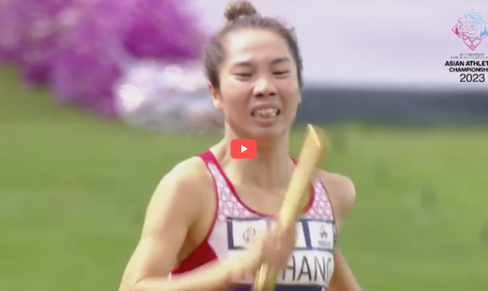 VIDEO: Việt Nam giành HCV 4x400m nữ giải điền kinh châu Á 2023