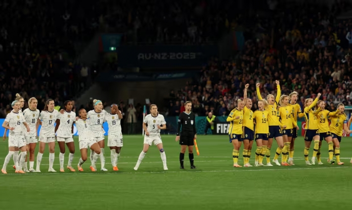 Loại Mỹ sau loạt 'đấu súng', Thụy Điển giành vé vào tứ kết World Cup