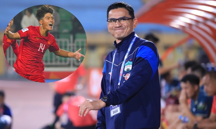 HLV Kiatisuk thán phục khả năng dứt điểm của ngôi sao U23 Việt Nam