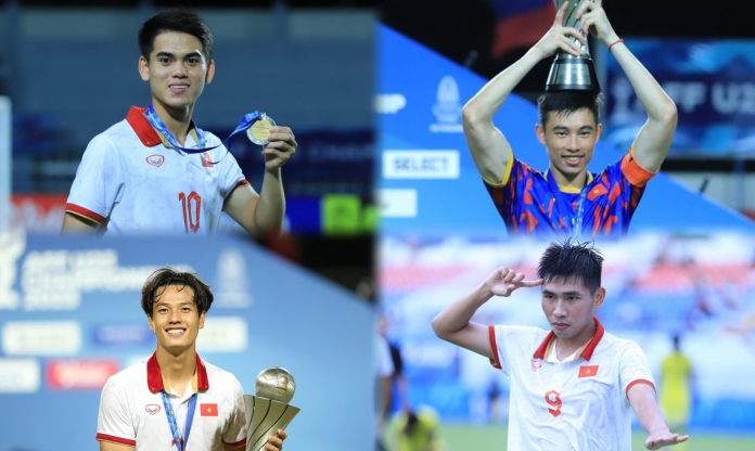 LĐBĐ Đông Nam Á vinh danh 4 ngôi sao U23 Việt Nam