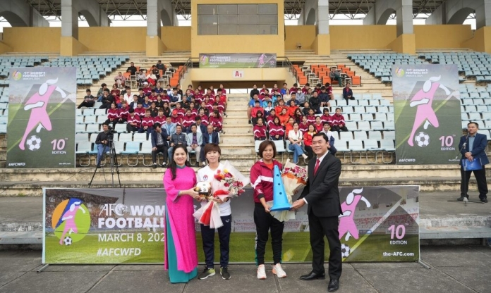 Bóng đá Việt Nam hưởng ứng sự kiện đặc biệt của AFC nhân ngày 8/3