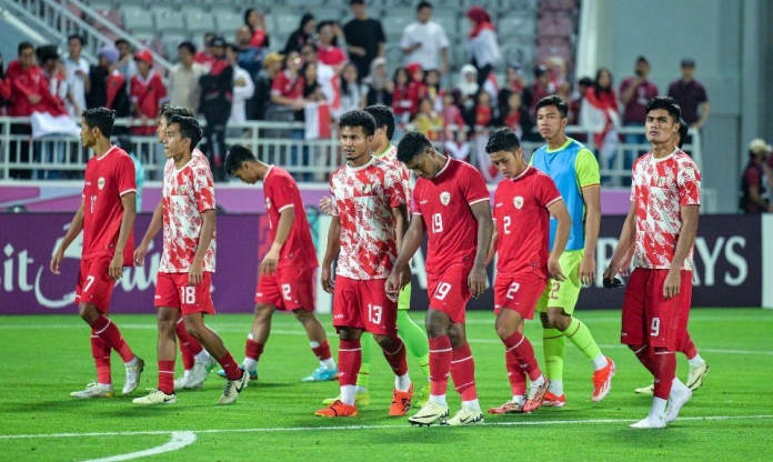Hình ảnh không có trên truyền hình sau trận thua của U23 Indonesia