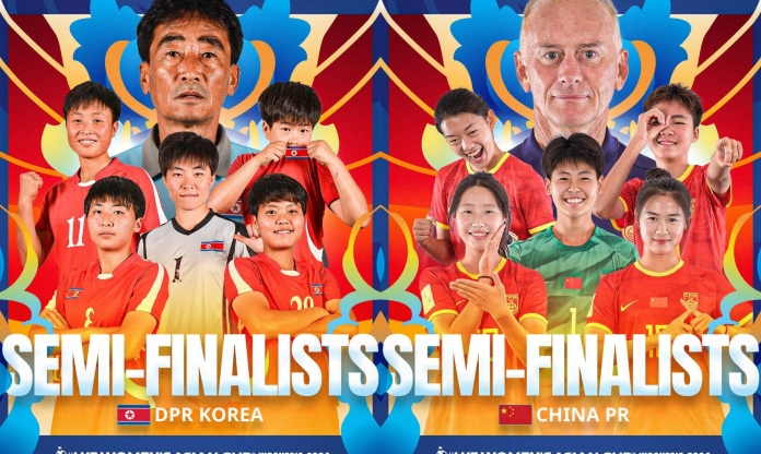 AFC nhận định trận bán kết Triều Tiên vs Trung Quốc ở giải châu Á
