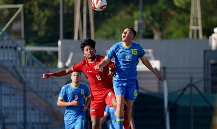 U20 Indonesia thua thảm hại đội châu Âu trên đất Pháp