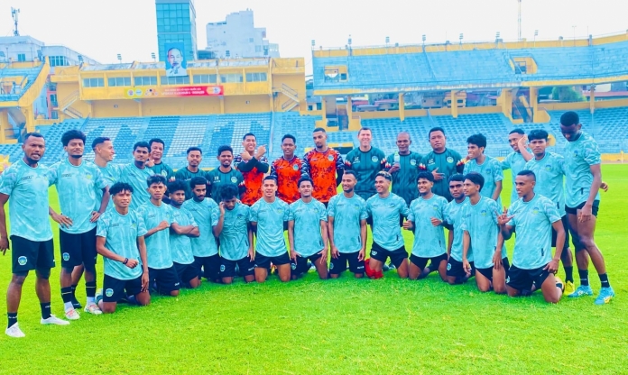 Đông Timor 'đạp cỏ' Hàng Đẫy, chờ đấu ĐT Thái Lan tại AFF Cup