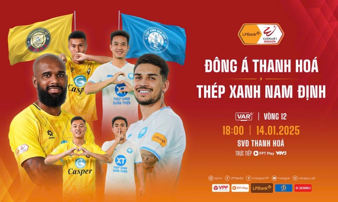 Hấp dẫn 'đại chiến' tranh ngôi đầu bảng V-League 2024/25