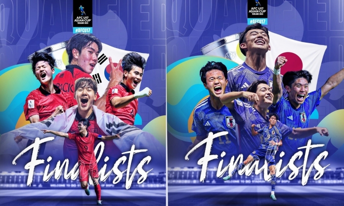 Lịch thi đấu chung kết U17 châu Á: Đại chiến Hàn Quốc vs Nhật Bản