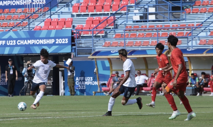 Trực tiếp U23 Campuchia 1-0 U23 Myanmar: Mở tỉ số sớm