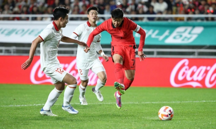 Son Heung Min ghi bàn, ĐT Việt Nam thua đậm Hàn Quốc