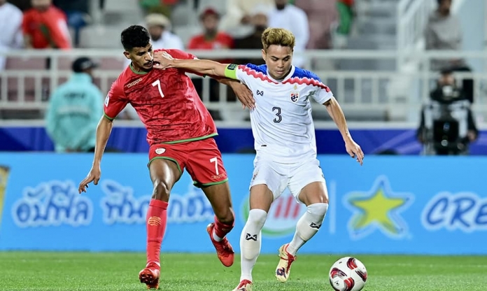 Cầm chân Oman, Thái Lan 99% vào vòng 1/8 Asian Cup