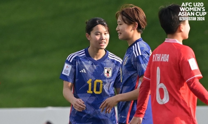 Việt Nam thua đậm 10 bàn trước U20 nữ Nhật Bản