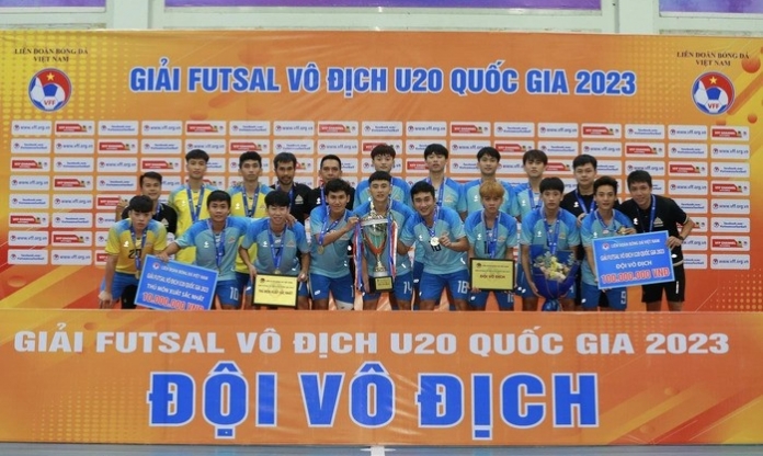 Thái Sơn Nam, Hà Nội nằm chung bảng giải U20 futsal quốc gia 2024