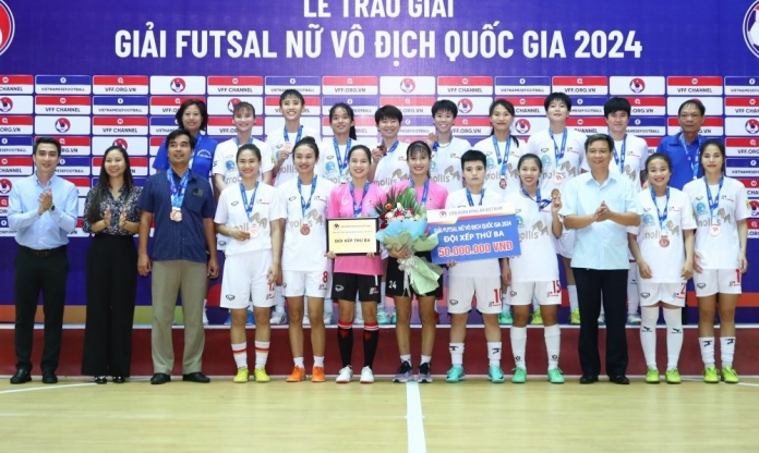 Đánh bại TPHCM, Phong Phú Hà Nam giành hạng 3 giải VĐQG futsal nữ