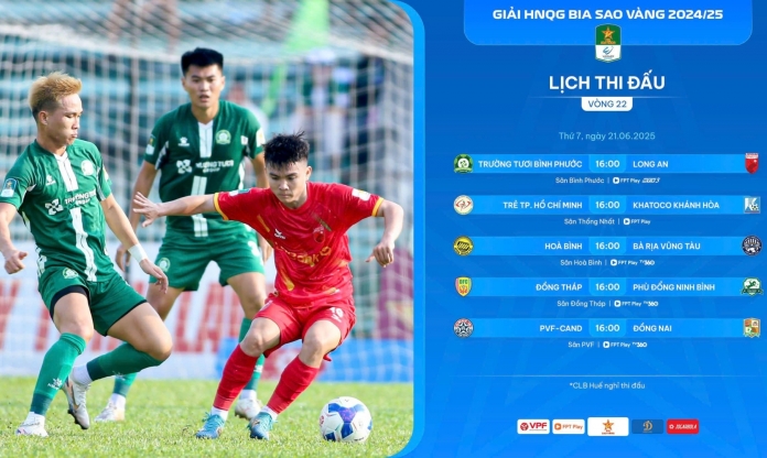 Trước vòng 22 giải hạng Nhất: Lịch sử gọi tên Bình Phước hay PVF-CAND?