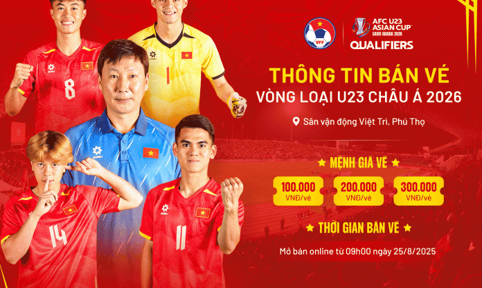 Vé xem U23 Việt Nam đá giải châu Á bao nhiêu tiền?