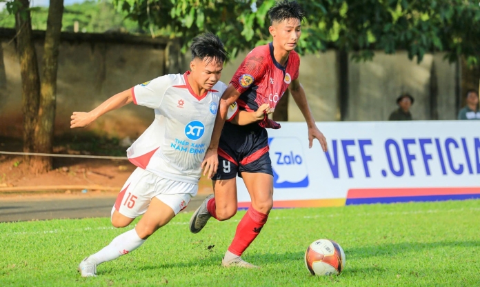 Nam Định thắng ngược CAHN 2-1 ở VCK U17 quốc gia