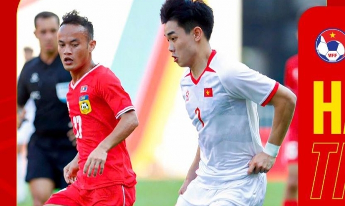 Trực tiếp U22 Việt Nam 2-1 U22 Lào: Đình Bắc lập cú đúp