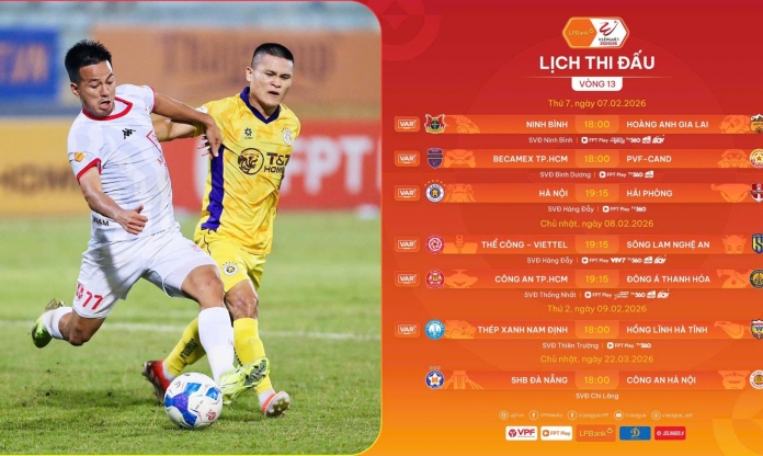 Trước vòng 13 V-League: Ngôi đầu có đổi chủ?
