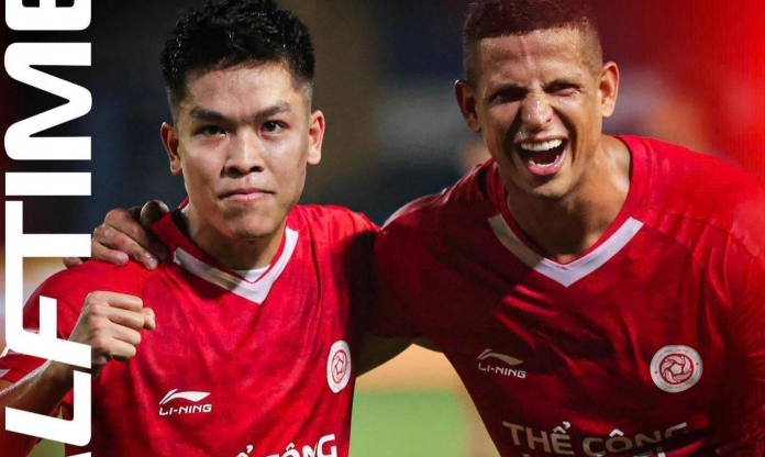 Thể Công Viettel đánh bại Hà Nội, vươn lên thứ 2 trên BXH V-League