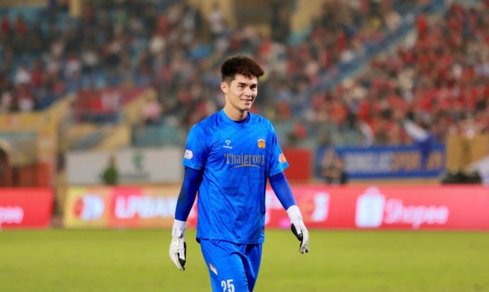 Thủ môn Trung Kiên nói điều bất ngờ sau trận thua 1-3 CAHN