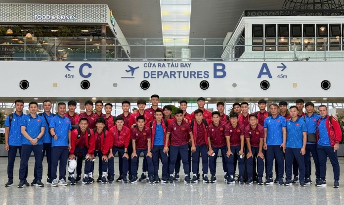 25 cầu thủ U23 Việt Nam lên đường sang Trung Quốc thi đấu