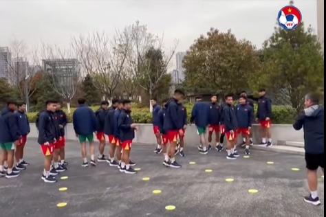 U23 Việt Nam tăng cường tập luyện, sẵn sàng đấu CHDCND Triều Tiên