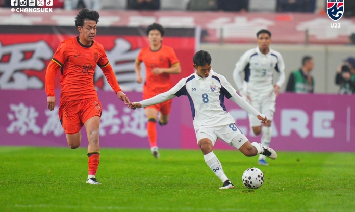 Trực tiếp U23 Trung Quốc 2-2 U23 Thái Lan: Về vạch xuất phát