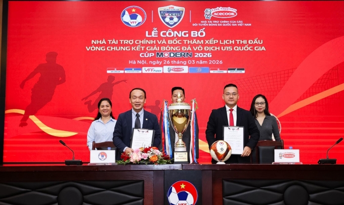 Acecook Việt Nam tiếp tục đồng hành cùng Giải vô địch U15 Quốc gia 2026