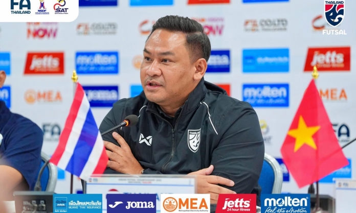 HLV futsal Thái Lan tuyên bố vô địch Đông Nam Á khi chung bảng với ĐT Việt Nam