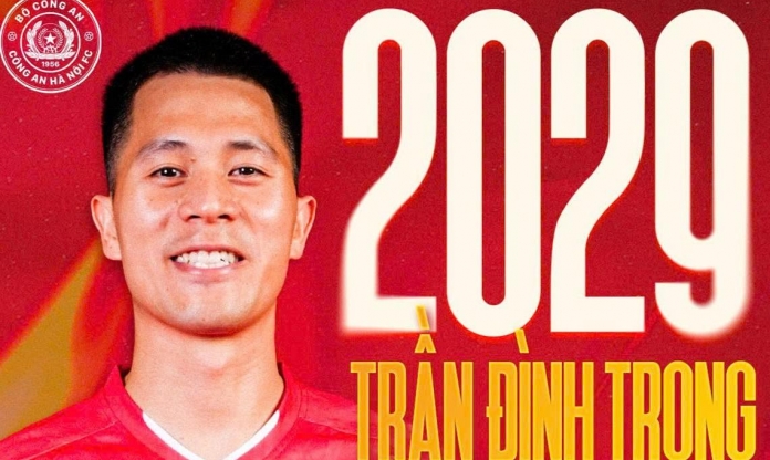 Đình Trọng lên tiếng khi tiếp tục ở lại CLB CAHN tới 2029