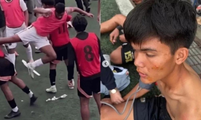 Tài năng trẻ Indonesia tung kung-fu triệt hạ đối thủ, đối diện án phạt cực nặng