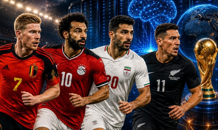 Siêu máy tính dự đoán kết quả bảng G World Cup 2026: Thế hệ vàng Bỉ sắp khép lại?
